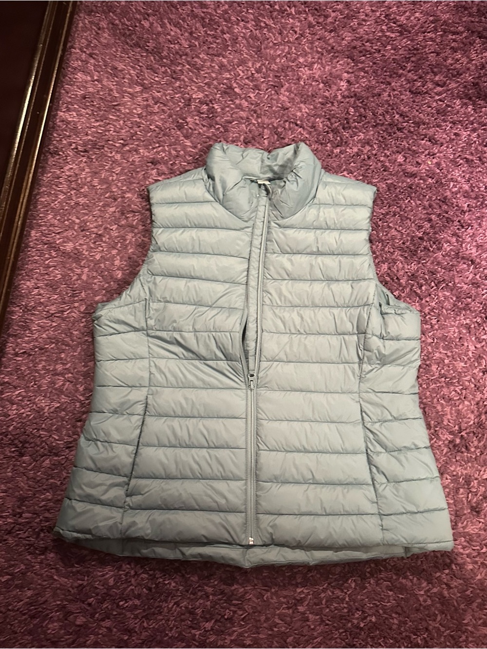 Old Navy Active Light Ocean Blue Quilted Puffer  Vest Size XL